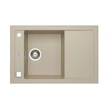 Alveus Formic - Lavello In Granito, 76x50 Cm, Con Comando Remoto Dello Scarico, Pebble 1108028