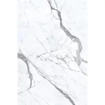 Set 6 Pannelli Decorativi Effetto Marmo Bianco Pvc 120x60 Rivestimento