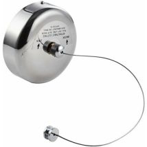304 En Acier Inoxydable Rondes Rétractables Sec Séchage Sèche Linge De Linge Avec Un Fil D'Acier De 3,8 M Pour Salle De Bain, Balcon (fil D'Acier)