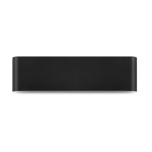 Elegante 12w Led Wandleuchte Wandlampe Wandbeleuchtung Modernes Design 3000k Warmweiß 600 Lm Aluminium In Schwarz