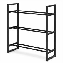 Centra 3 Tier Dumbbell Rack Adjustable Heavy Duty Steel Weight Storage Stand