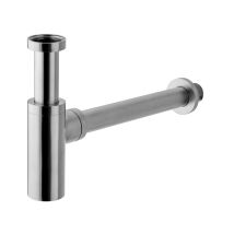Flaschensiphon 1"1/4 Farbe Gebürsteter Stahl Für Waschbecken Paffoni Zacc240st Steel Looking