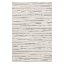 Dezenco - Tapis Salon Et Chambre 80x150 Crème Rectangle Tissé Motif Simple Lyn9 Cervag