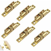Stück Messing-doppelkugelschnäpper, Türkugelschnäpper, Türriegel, Messing-türriegel, Doppelrollenschnäpper Für Schrank, Möbel, Tür, Schrankriegel, 