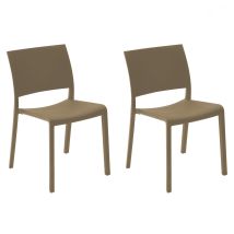 Resol Fiona Set 2 Silla Interior, Exterior Chocolate