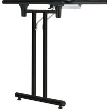Corbetta Klapptisch Gestell Höhenverstellbar Flexo 1 - Breite 400 Mm, Schwarz - Stapelbares Tisch Gestell Höhenverstellbar Aus Stahl Für Kleine 