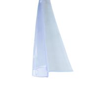 Bagnoxx - Duschdichtung Schleiflippendichtung Transparent 100cm, Wasserabweisprofil Für Türdichtung Unten, Duschlippe Aus Pvc - Für 6mm Glasstärke