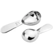 Ensemble De 2 Cuillères Doseuses En Acier Inoxydable : 1 Cuillère À Soupe (15 Ml) Et 2 Cuillères À Soupe (30 Ml), Pour Le Café Moulu, Le Thé, La 