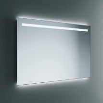 Lineabeta - Miroir Led Europa 60x80cm Avec Cadre Blanc Anti-buée