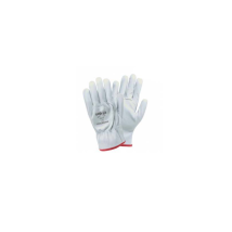 Guanto Fiore Vitello Tg.11 Bianco