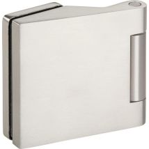 Bisagra Para Puerta De Cristal 6315-20 Lm Acero Inoxidable Color Ktg F.3piezas Hermat