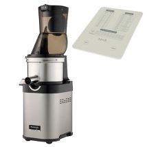 Kuvings – Whole Slow Juicer CS700 – Stainless Steel Body, 8.8 cm Feed Chute, Quiet Motor, Includes FREE Digital Scale