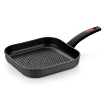 Sartén grill Monix Titan Rock 28 cm – Aluminio forjado – Revestimiento antiadherente QUANTANIUM – Apta para inducción