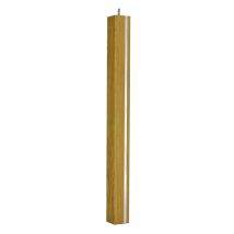 Nordlinger – Base de roble con inserción de metal – 60 x 60 mm – Altura 710 mm – Fijación M8