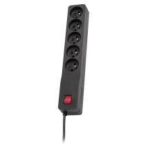 Lestar Zx 510 G-a K.:cz 5.0m Limitatore Di Tensione 5 Uscite Ac 230 V Nero 5 M