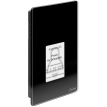 TFS-Dialog 400 – Türfreisprechanlage – Schwarz – App-Konfiguration – 4 Klingeltasten – Beleuchtung – 140mm Breite – 220mm Höhe