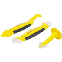 BGS Silikon-Fugenentferner und Spachtel-Satz 3-tlg. – Fugenentferner – Applikator – 85213
