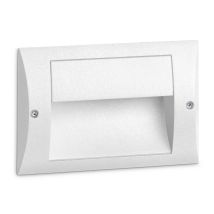 Dopo - Empotrable Pared Lara Hor. Hood Ip65 Led Smd 4w 480lm(150lm) Cri80 3000k 95o Blanco