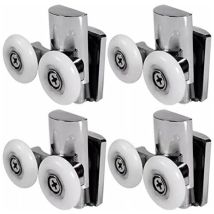 Roulettes De Porte De Douche De 23 Mm Pour Le Haut Ou Le Bas, Adaptées Aux Portes Coulissantes En Verre Des Cabines De Salle De Bains. Dpzo