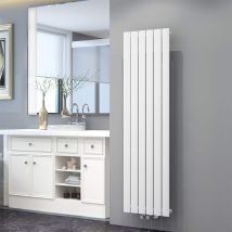 Design Heizkörper Flachheizkörper Weiß 1600x462mm Vertikal Einlagig - Elegant
