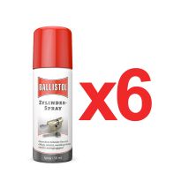Ballistol - Spray Cerámico Lubricante Para Cerraduras 50 Ml En Caja De 6 Uds.