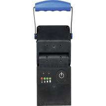 Acculux LED Akku-Handscheinwerfer SL 5 – IP54 – 47 lm – 5 h Leuchtdauer – 14 W – 245 x 120 x 104 mm – schwarz/blau