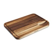 Cole & Mason H722129 Berden Tagliere Da Cucina Di Carne, Scanalatura Del Succo, Asse Per Tritare Arrosti, Prosciutti, Affettati, Legno Di Acacia, 