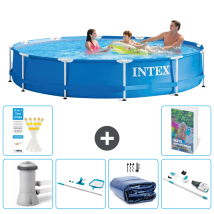 Frame Pool Rund - 366x76 Cm - 7-teilig S323