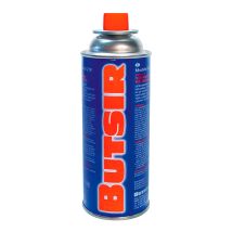 Cartucho de gas butano B-250 – 230 g – Ø6,6 x 19,7 cm – Compatible con válvula – Butsir