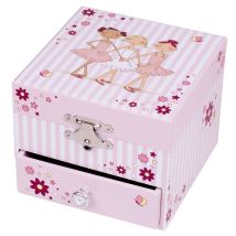 Trousselier - Portagioie Musicale Con Cassetto, Motivo: Ballerine