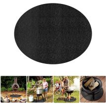 Feuerfeste Matte, Grillmatte Antirutschmatte Für Garten Faltbar, Hitzebeständig, Für Grillen Camping Party Schutz Grillmatte Anti 61cm