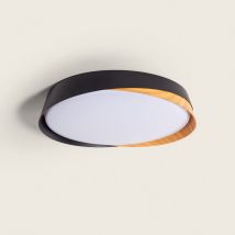 Ledkia - Led Deckenleuchte 28w Rund Ø420 Mm Cct Wählbar Nil Schwarz