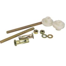 Blanc Habitat – 2er-Set Befestigungen für Hohlwandspüle + Dübel – 3,6 cm Höhe, 1 cm Tiefe – 583837