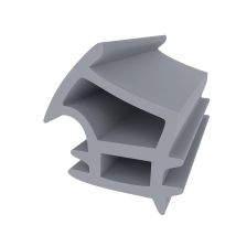 Stahlzargendichtung Für Novoferm C-190 Stahltüren - Grau - 5 Meter - 16 Mm Höhe - Türdichtung Stahlzarge - Zugluftstopper Und Schallschutz - Tür 
