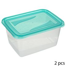 Cajas de almacenaje turquesa – 2 litros – Fresh & Freeze – 5five