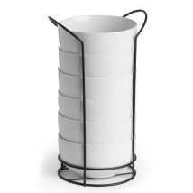 ARTE REGAL – Schüsseln mit Ständer – 800 ml – 6er-Set – Durchmesser 14 cm – Maße 16 x 19 x 31 cm