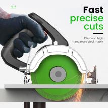 Disco Da Taglio Per Vetro 100 X 20 X 15 X 1 Mm Per Smerigliatrice Angolare Modello 100