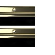Stormguard - 03 Am0050914g Bds Parte Inferiore Della Porta Gomma Paraspifferi Seal, Oro, 914 Mm, Set Di 2 Pezzi