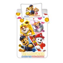 Paw Patrol - Kinderbettwäsche – Bettbezug 100x135 Cm & Kissenbezug 40x60 Cm