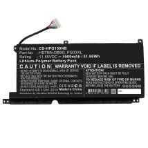 Batteria Coreparts Ai Polimeri Di Litio Da 51,98 Wh, 11,55 V, 4500 Mah, Nera, Per Laptop Hp, Mbxhp-ba0305