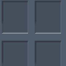 Debona - Heritage Wood 3d Effect Panel Wallpaper Blue Wooden Panel