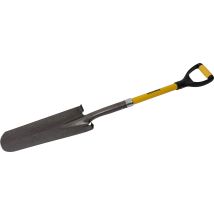 Pala da neve Roughneck – 25997682381 – Lama affilata in acciaio al carbonio resistente alla corrosione – Manico in fibra di vetro
