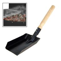 Bbq - Pala In Metallo Per Barbecue A Carbonella Colore Nero 9,5x37,5cm