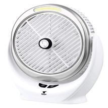 Ventilatore portatile con luce LED COB – 6 pollici – 3.7 V - 1200 mAh – 6 W – 23,8 x 20.5 cm – Thulos