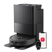 Roborock Qv 35s Robot Aspirapolvere, 10.000pa, Antigroviglio, Panno Sollevabile, Autolavaggio, Asciugatura Ad Aria, Stazione Tutto In Uno, Evitare 