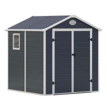 Caseta De Resina Gardiun Donna 3,57 M² Exterior 190x188x225 Cm Antracita/blanco