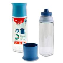 Maped - 871803 Bidón De Agua Uso Diario 500 Ml Azul, Transparente