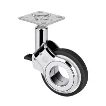 Robby – Rueda Plet Lisboa Cromo-Gris D-60 – 60 Kg – 94 mm