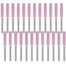 Ymyny Paquet De 24 Pierres À Aiguiser Pour Affûteuse De Tronçonneuse, Outil De Meulage De Polissage Pour Affûteuse De Tronçonneuse 3x4.8mm