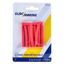 Tube Thermorétractable Euromarine 10 Unités 5 Mm Ignifuge